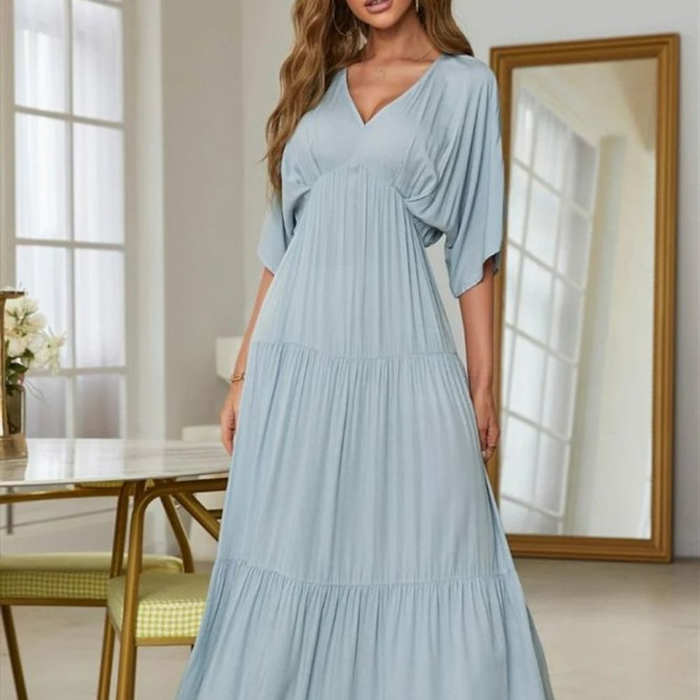 Jane relaxed flare fit dress. New
